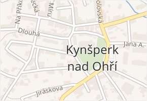 náměstí 5. května v obci Kynšperk nad Ohří - mapa ulice