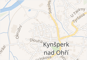 náměstí Míru v obci Kynšperk nad Ohří - mapa ulice