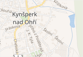 Pod Domovem v obci Kynšperk nad Ohří - mapa ulice
