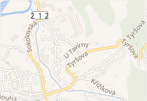 U Tavírny v obci Kynšperk nad Ohří - mapa ulice