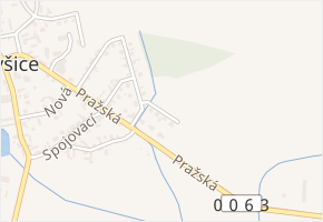 V Kačovech v obci Kyšice - mapa ulice