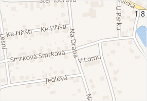Na Draha v obci Kyšice - mapa ulice