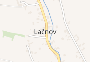 Lačnov v obci Lačnov - mapa části obce