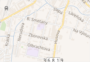 Havlíčkova v obci Lanškroun - mapa ulice