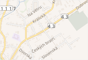 Nepomucká v obci Lanškroun - mapa ulice