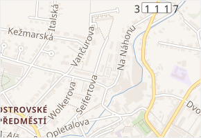 Seifertova v obci Lanškroun - mapa ulice