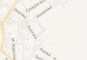 Štefánikova v obci Lanškroun - mapa ulice