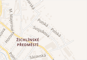Svojsíkova v obci Lanškroun - mapa ulice