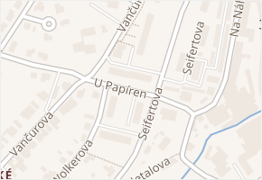 U Papíren v obci Lanškroun - mapa ulice