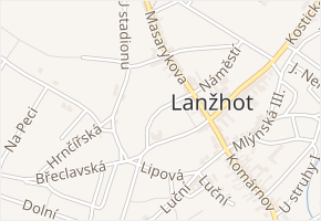 Havlíčkova v obci Lanžhot - mapa ulice