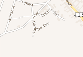 Na dílni v obci Lanžhot - mapa ulice