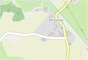 Miřejov v obci Lanžov - mapa ulice