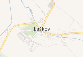 Laškov v obci Laškov - mapa části obce