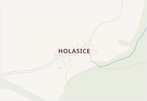 Holasice v obci Lažánky - mapa části obce