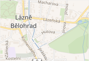 Havlíčkova v obci Lázně Bělohrad - mapa ulice
