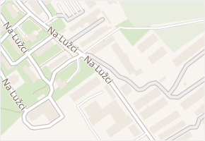 Na Lužci v obci Lázně Bohdaneč - mapa ulice