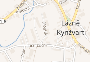 Dlouhá v obci Lázně Kynžvart - mapa ulice