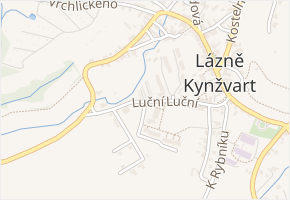 Luční v obci Lázně Kynžvart - mapa ulice
