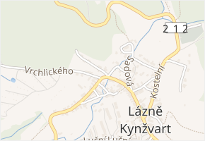 Pod Strání v obci Lázně Kynžvart - mapa ulice