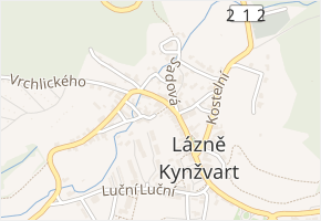 Potoční v obci Lázně Kynžvart - mapa ulice
