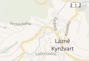 Uhelná v obci Lázně Kynžvart - mapa ulice