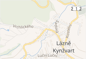 Vrchlického v obci Lázně Kynžvart - mapa ulice