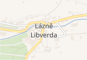Lázně Libverda v obci Lázně Libverda - mapa části obce