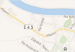 Školní statek v obci Lázně Toušeň - mapa ulice