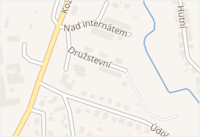 Družstevní v obci Ledeč nad Sázavou - mapa ulice
