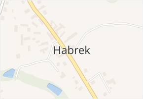 Habrek v obci Ledeč nad Sázavou - mapa části obce