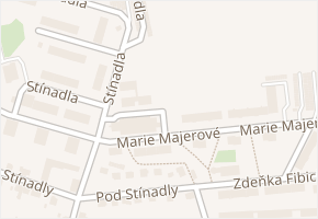 Marie Majerové v obci Ledeč nad Sázavou - mapa ulice