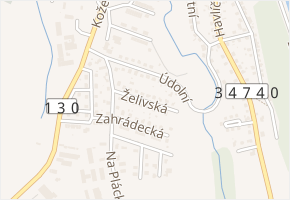 Želivská v obci Ledeč nad Sázavou - mapa ulice