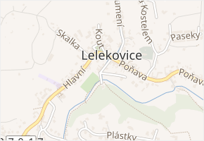 K Hasičce v obci Lelekovice - mapa ulice