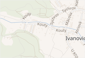 Kout v obci Lelekovice - mapa ulice