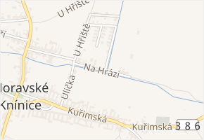 Na Hrázi v obci Lelekovice - mapa ulice