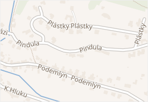 Pindula v obci Lelekovice - mapa ulice