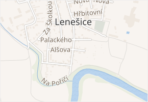 Alšova v obci Lenešice - mapa ulice