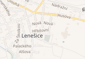 Hřbitovní v obci Lenešice - mapa ulice