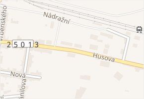 Husova v obci Lenešice - mapa ulice