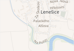 Košíkářská v obci Lenešice - mapa ulice
