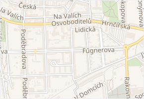 Mánesova v obci Lenešice - mapa ulice