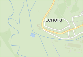 Lenora v obci Lenora - mapa části obce