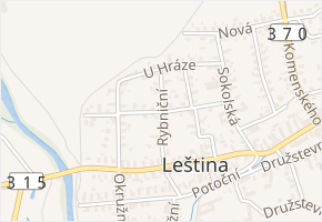 Spojovací v obci Leština - mapa ulice