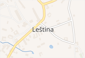 Leština v obci Leština - mapa části obce