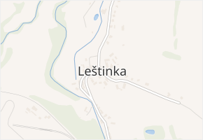 Leštinka v obci Leštinka - mapa části obce