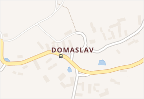 Domaslav v obci Lestkov - mapa části obce