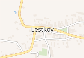 Lestkov v obci Lestkov - mapa části obce