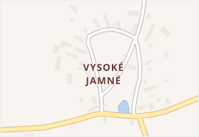 Vysoké Jamné v obci Lestkov - mapa části obce