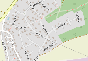 Ambroňová v obci Letkov - mapa ulice