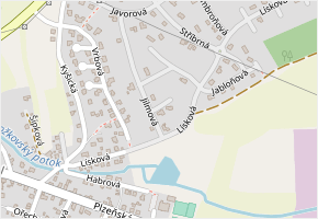 Lísková v obci Letkov - mapa ulice
